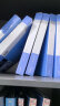 得力(deli)10只A4/60页资料册中小学生考试文件收纳册活页插袋文件夹文件保护办公用品蓝色PQ101-J60 实拍图