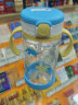 利其尔（Richell） 宝宝学饮水杯 儿童吸管杯 婴儿水杯  带手柄防漏喝水训练杯 恐龙水杯 320ml 吸管型 实拍图