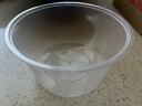 美丽雅 一次性饭盒圆形1000ml*50套打包碗保鲜塑料加厚带盖可微波大容量 实拍图