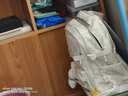 瑞潮（RUICHAO）反光书包女初中生高中生百搭印花小熊2026新款大学生电脑背包潮 白色【布袋熊】 实拍图
