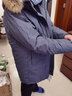 鸭鸭（YAYA）羽绒服男中长款韩版加厚极寒冬装貉子毛领新款冬季休闲外套潮Y 燕麦色-YE3B719812D XL 实拍图