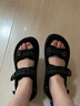 回力（Warrior）回力凉鞋女款新款夏季小香风平底沙滩拖鞋运动休闲女鞋夏天 黑色 37 实拍图