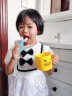 素北儿童牙刷U型手动硅胶软毛2-3-6-12岁宝宝婴儿口含洁牙器 【2-6岁】粉色（加牙膏杯子） 1支 实拍图