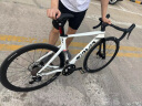 萨瓦SAVA24年新款铝合金变速公路自行车EX-7PlusR7000-24速一体把成人赛车 白色【R7000-24速】 52【建议175cm-185cm】 晒单实拍图