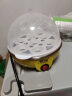 领锐（lingrui） 迷你煮蛋器蒸蛋器小型蒸蛋器自动断电蒸鸡蛋羹神器多功能单人早餐煮鸡蛋器蒸蛋机 XB-EC01单层黄色（有碗） 实拍图