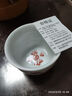 羊脂玉茶杯仿古祥龙主人杯家用陶瓷青花龙纹品茗杯单个缸杯 红色 100ml 1只 实拍图