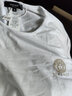 VERSACE JEANS COUTURE范思哲 VERSACE 男装圆领短袖T恤男士美杜莎修身半袖新款  白色 L 实拍图