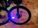 伊诺德EROADE儿童自行车灯夜骑车轮平衡车风火轮装饰配件轮胎花鼓灯轮毂灯照明山地车亮灯发光辐条灯 充电款1个 实拍图