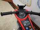 哈哈怪儿童电动摩托车儿童摩托车3-6岁儿童电动车玩具车可坐人儿童车 标配红|6V4电瓶+单驱 实拍图