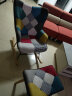阿拉蕾 阳台桌椅轻奢 小户型创意茶几组合三件套客厅休闲沙发摇椅逍遥椅北欧拼接艺术风格 摇椅+脚凳 晒单实拍图