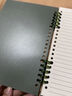 得力B5不硌手活页本可拆卸笔记本本子简约线圈大学生高中生专用a4方格网格本考研活页扣环a5记事本 B5 | 复古绿横线1本 实拍图
