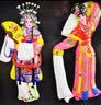 红泥坊天津泥人张脸谱五虎上将京剧脸谱国粹商务礼品暖房温居礼物送客户 四大美人43*24*4cm 实拍图