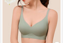 芬腾调整型内衣女小胸聚拢薄款无钢圈收副乳防下垂无痕美背运动文胸 1420-优雅绿 M 实拍图