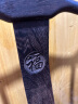 李氏明株 红木家具 非洲鸡翅木（学名非洲崖豆木） 中式小官帽椅子 实木换鞋凳家用靠背椅实木椅 面板.36*39 坐高.40 整体高度.84 实拍图