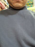宾色中半高领打底衫男纯色加厚长袖t恤春秋季加绒保暖男装潮体恤冬季 【半高领加绒】深灰色 XL 【适合130-145斤】 实拍图