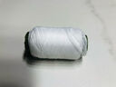 家用缝衣线缝纫机线小卷黑白色宝塔线302手缝针线手工缝纫线 白色1卷 实拍图