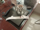 金熊 玻璃茶壶凉水壶花草茶壶 304不锈钢过滤泡茶器茶具1.5L 杏色 实拍图