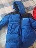 雪中飞【御寒】童装儿童羽绒服男女童新年新款外套中大童长款羽绒服 蓝色 160 实拍图
