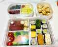 锋上儿童水果盒便携外出幼儿园便当盒分隔分格保鲜盒学生日式饭盒餐盒 大号950ml 实拍图