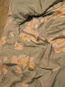 水星家纺床上四件套纯棉被套床单四件套床上用品全棉被罩1.8米风沐花意 晒单实拍图
