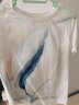 衣典零一（LEDIALYI）2024夏季女装新款时尚洋气宽松百搭真丝短袖t恤女桑蚕丝半袖上衣 白色（2175） L 实拍图
