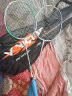 威克多（VICTOR）羽毛球拍入门级碳纤维对拍超轻铝合金训练羽拍胜利双拍穿线TK9988 TK-9988 A/R白绿 各1支 实拍图