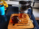 76台湾玻璃泡茶壶飘逸杯内胆过滤耐热耐高温玻璃茶壶茶具 BD-500配4杯+2杯 500ml 实拍图