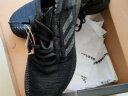 adidas阿迪达斯官方PureBOOST GO男女情侣款运动休闲实用舒适跑步鞋 黑色/深灰 43(265mm) 晒单实拍图