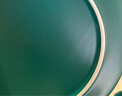 博为 北欧焗饭盘西餐盘小号双耳炖盅陶瓷孔雀绿盘碟烘焙4件套 孔雀绿 晒单实拍图