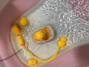 贝恩施婴儿洗澡玩具小黄鸭电动花洒宝宝儿童玩水游泳玩具5件套-带花洒 实拍图