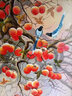 彩象【轻奢高端】手绘油画新中式事事如意柿子画进门玄关挂画走廊竖版客厅装饰画玄关装饰油画尺寸可定制 事事如意A1 40*80 实拍图