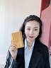 班亚奴（banyanu）2025新款韩版女士钱包女短款简约复古油蜡牛皮搭扣小零钱夹 古黄色-防盗刷 实拍图