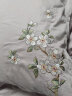 富安娜京爆 床上四件套纯棉100%长绒棉套件双人加大绣花被套230*229cm粉 晒单实拍图