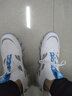 【时尚休闲 柔软舒适】兴巴仑2021年新款潮鞋小白跑步运动休闲鞋子男网鞋秋季网面透气刀锋白鞋 19039白月 41 实拍图