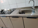 庆绪厨房橱柜不锈钢经济型简易农村柜子灶台柜一体组装厨柜租房用家用 1.6m四门左单盆(可选右) 晶钢门 实拍图