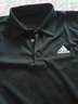 阿迪达斯（adidas）POLO衫男装 2026夏季新款运动服跑步健身训练服快干短袖体恤T恤 经典黑/AEROREADY面料 M 实拍图