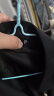 啄木鸟（TUCANO）衬衫男夏季短袖衬衣商务休闲时尚纯色百搭休闲男装 黑色 2XL 实拍图