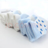 茵儿帮婴儿袜子棉质加厚儿童棉袜0-1-3岁宝宝袜子幼儿秋冬季保暖中筒袜 蓝色组5双装 0-6个月 实拍图