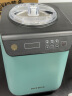 柏翠（petrus） 冰淇淋机家用商用台式小型一键全自动自制冷大容量冰激凌雪糕机  IC1280 绿色 实拍图
