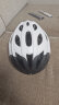 洛克兄弟（ROCKBROS） 骑行头盔山地公路自行车头盔男女带风镜一体成型炫彩安全帽 白色：加大款58-65cm 灰色镜片 实拍图