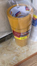 得力（deli）高品质米黄色封箱胶带打包宽胶带 48mm*60y*50μm(54.8m/卷) 6卷装 办公用品 30238 实拍图