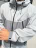 森马（Semir）冲锋衣男户外三防夹克秋情侣连帽外套夹克上衣 灰色调00322 L 实拍图