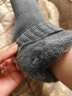雅鹿袜子男冬季毛圈男袜加绒加厚潮流地板袜中筒长袜保暖毛巾男袜 【黑色+深灰+浅灰+咖啡+卡其】 均码 5双 均码 实拍图