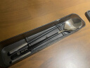 京东京造 304不锈钢勺子叉子 合金筷子套装 学生便携餐具四件套  晒单实拍图