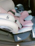 Heekin德国 儿童安全座椅汽车用0-4-12岁婴儿宝宝360度旋转ISOFIX硬接口 尊享粉(遮阳棚+上拉带+侧保护) 晒单实拍图