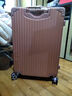 ULDUM行李箱男旅登机箱行箱子铝框拉杆箱学生小型登机密码箱皮箱开学季 星耀铂金拉链-玫瑰金 24英寸 【可托运】 实拍图