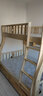 禧龙盛实木上下床成人高低床大人小户型上下铺木床母子床双层床 蓝白直梯上铺1.15米下铺1.35米 +床垫包安装 其他  更多组合形式 实拍图