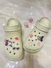 crocs檀健次推荐款经典泡芙洞洞鞋|207521 骨白色-2Y2 37/38(230mm) 实拍图
