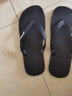 李宁拖鞋男女人字拖鞋凉拖夹脚沙滩鞋游泳洗澡防滑耐磨户外运动拖鞋 800-1黑色 42 实拍图