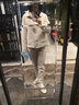 妍莉芬短外套女装新品春季新款韩版宽松短款外套春秋风衣小个子夹克上衣 莹白色 L【建议115斤-125斤】 实拍图